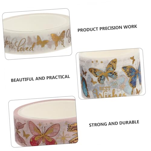 Housoutil 20 Rollen Goldprägung Washi Tape Dekoratives Scrapbooking Klebeband Selbstklebend Wiederablösbar für DIY Tagebücher Geschenkverpackungen Vielseitiges Bastelmaterial Housoutil 20 Rollen Goldprägung Washi Tape Dekoratives Scrapbooking Klebeband Selbstklebend Wiederablösbar für DIY Tagebücher Geschenkverpackungen Vielseitiges Bastelmaterial von Housoutil