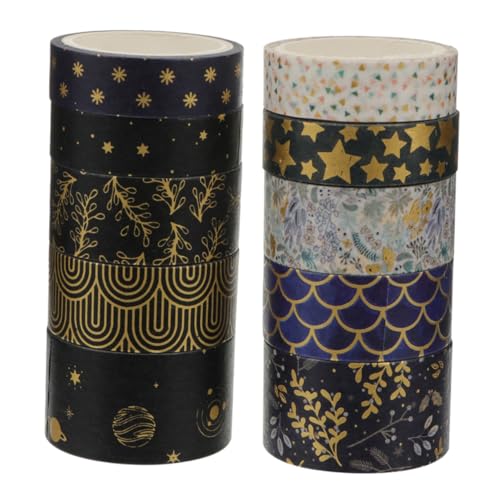 Housoutil 20 Rollen Washi Tape Gildendes Klebeband für Diy Scrapbooking Vintage Design Dekoratives Masking Tape für Journals und Kreative Bastelprojekte Housoutil 20 Rollen Washi Tape Gildendes Klebeband für Diy Scrapbooking Vintage Design Dekoratives Masking Tape für Journals und Kreative Bastelprojekte von Housoutil