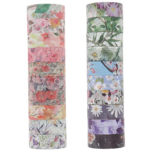 Housoutil 20 Rollen Washi Tape Set Dekoratives Klebeband mit Einzigartigem Blumenmuster für Scrapbooking Journaling Diy Handwerk und Kreative Bastelprojekte Rückstandsfrei Ablösbar Housoutil 20 Rollen Washi Tape Set Dekoratives Klebeband mit Einzigartigem Blumenmuster für Scrapbooking Journaling Diy Handwerk und Kreative Bastelprojekte Rückstandsfrei Ablösbar von Housoutil