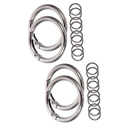 Housoutil 20 Stck. Teiliges Flacher Metall Schlüsselringe Split Ringe Robuste DIY Schlüsselanhänger Ringe für Schmuckherstellung Flexible Fest Schließende Metallringe für Bastelprojekte Housoutil 20 Stck. Teiliges Flacher Metall Schlüsselringe Split Ringe Robuste DIY Schlüsselanhänger Ringe für Schmuckherstellung Flexible Fest Schließende Metallringe für Bastelprojekte von Housoutil
