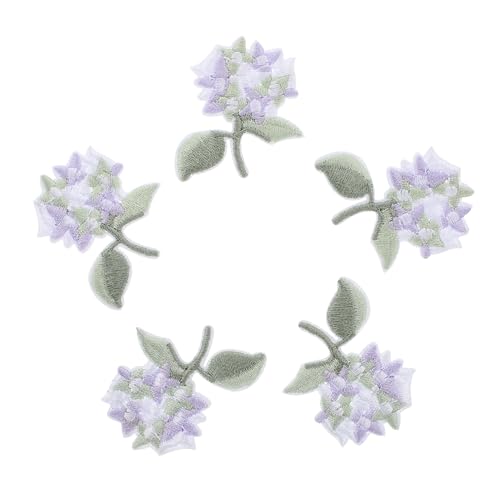 Housoutil 20 Stück Blumen Aufnäher für Kleidung Aufbügelbare Diy Stickapplikationen Bestickte Patches für Kleidung Taschen Hüte und Mehr für Kreative Projekte von Housoutil