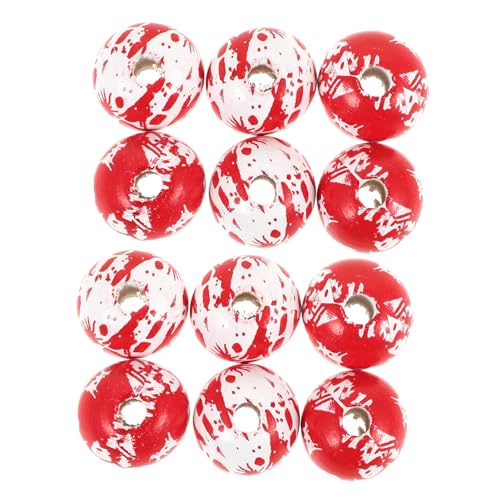 Housoutil 20 Stück Blutabdruck Holzperlen Kunsthandwerk Halloween Dekoration fallen Perlen für Schmuckhersteller Holzperlen basteln holzperle selber machen DIY-Perlen Bastelperle hölzern rot Housoutil 20 Stück Blutabdruck Holzperlen Kunsthandwerk Halloween Dekoration fallen Perlen für Schmuckhersteller Holzperlen basteln holzperle selber machen DIY-Perlen Bastelperle hölzern rot von Housoutil