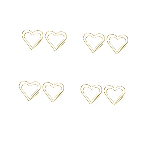 Housoutil 20 Stück Büroklammer aus Metall Bürozubehör Gold Mini-Büroklammern Herzstift Miniclips bookmark book mark Schreibtischdekoration Metallklammern karten clip Papierklammer Papierclip Housoutil 20 Stück Büroklammer aus Metall Bürozubehör Gold Mini-Büroklammern Herzstift Miniclips bookmark book mark Schreibtischdekoration Metallklammern karten clip Papierklammer Papierclip von Housoutil