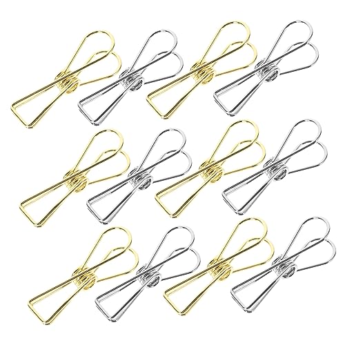 Housoutil 20 Stück Büroklammern Set aus Vielseitige Binder Clips für Büro Schule und Zuhause Flexible Aufbewahrung und Organisation von Dokumenten Housoutil 20 Stück Büroklammern Set aus Vielseitige Binder Clips für Büro Schule und Zuhause Flexible Aufbewahrung und Organisation von Dokumenten von Housoutil