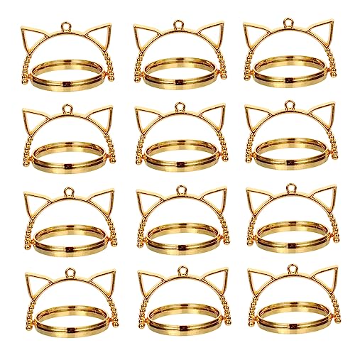 Housoutil 20 Stück Diy Katzenohr Broschenunterlage Doppelseitige Schmuckbasis für Handwerksprojekte für Einzigartige Schmuckherstellung Housoutil 20 Stück Diy Katzenohr Broschenunterlage Doppelseitige Schmuckbasis für Handwerksprojekte für Einzigartige Schmuckherstellung von Housoutil
