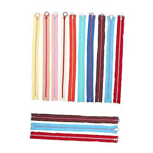 Housoutil 20 Stück Farbige Diy Reißverschlüsse Harz Praktisch für Kleidung Taschen und Handwerk für Nähprojekte und Kreative Designs Zufällige Farbe von Housoutil