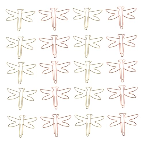 Housoutil 20 Stück Kreuz Büroklammern Papierclips Seidenpapier Geschenkpapier Datei Taschentuch Zeitschrift Office-dokumentenklammern Binder Büroklammer Kabine Clips Fotopapier Zinklegierung von Housoutil