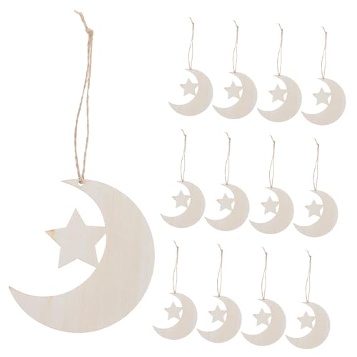 Housoutil 20 Stück Mond und Stern Formen für DIY Bastelarbeiten Dekoration und Geschenkanhänger für Babypartys und Hochzeiten Housoutil 20 Stück Mond und Stern Formen für DIY Bastelarbeiten Dekoration und Geschenkanhänger für Babypartys und Hochzeiten von Housoutil