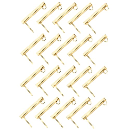 Housoutil 20 Stück Quadratische Ohrring Zubehör DIY Trendige Ohrringe Ohrstecker Mit Haken Ohrstecker Herstellungsset Ohrstecker Mit Creolen Ohrstecker Zubehör Goldener Edelstahl Housoutil 20 Stück Quadratische Ohrring Zubehör DIY Trendige Ohrringe Ohrstecker Mit Haken Ohrstecker Herstellungsset Ohrstecker Mit Creolen Ohrstecker Zubehör Goldener Edelstahl von Housoutil