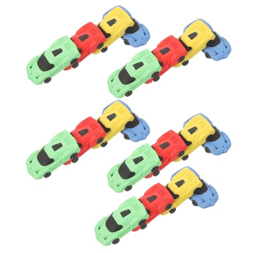 Housoutil 20 Stück Renn Radiergummi Auto-radiergummis Für Spielzeugautos Geformt Spaß Schulradiergummis 3d-radierer Rennwagen Radiergummi Es Umweltfreundlicher Kunststoff von Housoutil