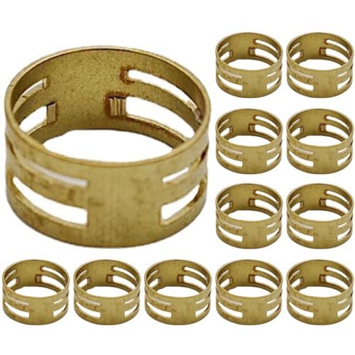 Housoutil 20 Stück Ringwerkzeug Biegering-schließwerkzeug Ringöffnungswerkzeug Schmuckbefestigungsset Schmuck-sprungringöffner Sprungring Näher Golden Messing von Housoutil
