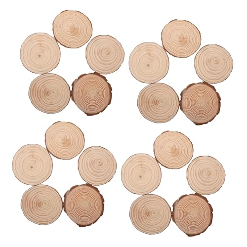 Housoutil 20 Stück Rustikale Holzscheiben Natürliche Runde Holzplatten mit Dicke Vielseitige DIY Bastel Holzstücke für Tischdeko Untersetzer und Kreative Malprojekte Housoutil 20 Stück Rustikale Holzscheiben Natürliche Runde Holzplatten mit Dicke Vielseitige DIY Bastel Holzstücke für Tischdeko Untersetzer und Kreative Malprojekte von Housoutil