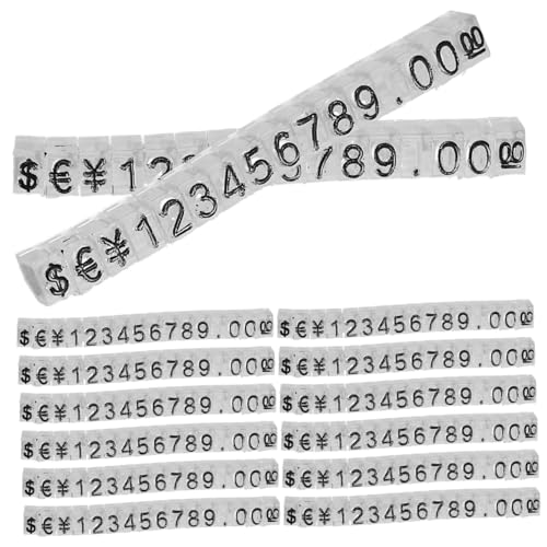 Housoutil 20 Stück Schild Tag- Würfelblock Anzeigen Etikett Schmuckanhänger Für Die Preisgestaltung Nummernschilder Schalter Schilder Für Den Einzelhandel Plastik Transparent Housoutil 20 Stück Schild Tag- Würfelblock Anzeigen Etikett Schmuckanhänger Für Die Preisgestaltung Nummernschilder Schalter Schilder Für Den Einzelhandel Plastik Transparent von Housoutil