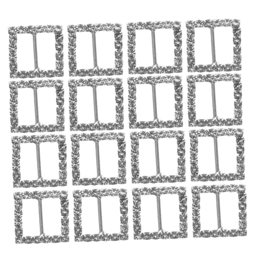 Housoutil 20 Stück Schnalle aus Strass Schals Schalring-Clip Damen Verschlüsse elegant Schalclips Schalanhänger Der Hemdclip dekorativer Hemdclip schal schal schnalle Legierung Silver von Housoutil