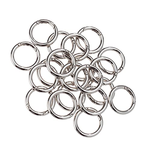 Housoutil 20 Stück Sprungring Schmuck Schlüsselkette Teilt Karabiner als Schlüsselanhänger Schlüsselbund Ringe Frühling Poliert Silber schlusselketten schlüsselhalsband Zinklegierung Silver Housoutil 20 Stück Sprungring Schmuck Schlüsselkette Teilt Karabiner als Schlüsselanhänger Schlüsselbund Ringe Frühling Poliert Silber schlusselketten schlüsselhalsband Zinklegierung Silver von Housoutil