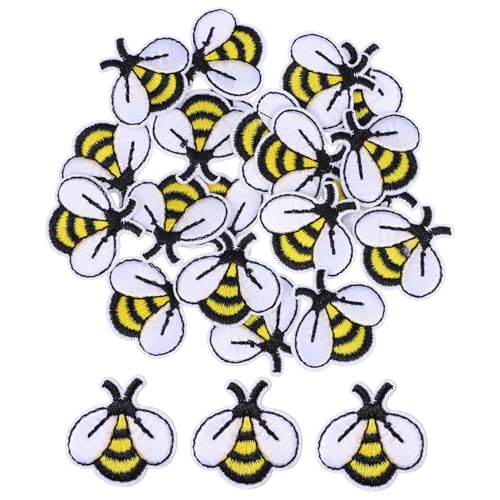 Housoutil 20 Stück Stoffzubehör bügel jeans patches Kleidungsreparatur-Patch bienen aufkleber textilien Flicken aufnähen Aufnäher für Jeans Taschen Flecken Bienenpflaster Bienenapplikation Housoutil 20 Stück Stoffzubehör bügel jeans patches Kleidungsreparatur-Patch bienen aufkleber textilien Flicken aufnähen Aufnäher für Jeans Taschen Flecken Bienenpflaster Bienenapplikation von Housoutil
