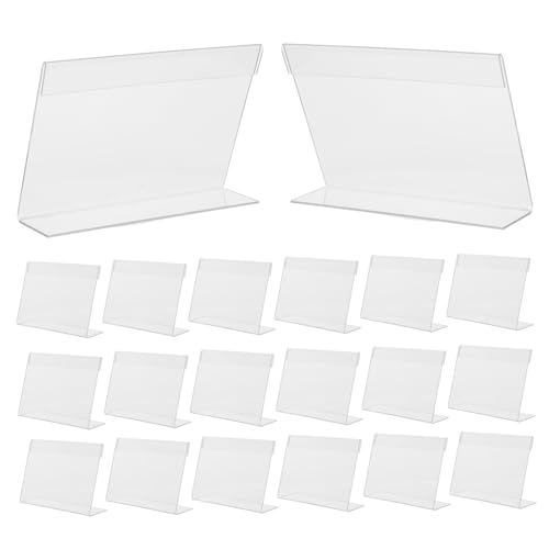 Housoutil 20 Stück Teiliges Acryl Preisschild Aufsteller Transparentes Förmiges Tischdisplay Schräger Klarer Etikettenhalter aus Bruchsicherem Acryl für Ladentheke Büro und Restaurant Housoutil 20 Stück Teiliges Acryl Preisschild Aufsteller Transparentes Förmiges Tischdisplay Schräger Klarer Etikettenhalter aus Bruchsicherem Acryl für Ladentheke Büro und Restaurant von Housoutil
