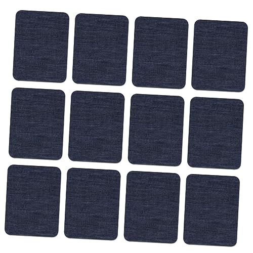 Housoutil 20 Stück Teiliges Bügelflicken Denim Selbstklebende Patches Rechteck Dunkelblau für Jeans Jacken Taschen und Diy Projekte Langlebig und Vielseitig Einsetzbar von Housoutil