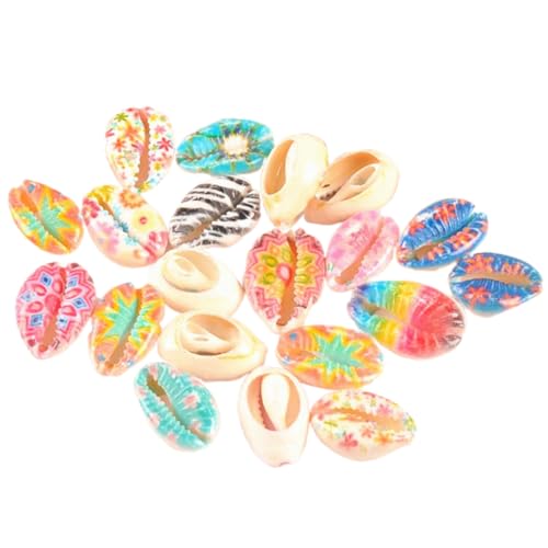 Housoutil 20 Stück Teiliges Bunte DIY Schmuckanhänger für Damen Natürliche Shell materialien für Ohrringe Armbänder und Fußkettchen Modisch und Langlebig in Blau Housoutil 20 Stück Teiliges Bunte DIY Schmuckanhänger für Damen Natürliche Shell materialien für Ohrringe Armbänder und Fußkettchen Modisch und Langlebig in Blau von Housoutil