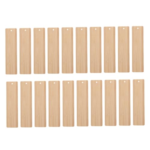 Housoutil 20 Stück Teiliges DIY Bambus Lesezeichen mit Blanko und Unlackiert Sichere Abgerundete Kanten für Bastelprojekte Schüler Leser Geschenkideen und Dekoration Housoutil 20 Stück Teiliges DIY Bambus Lesezeichen mit Blanko und Unlackiert Sichere Abgerundete Kanten für Bastelprojekte Schüler Leser Geschenkideen und Dekoration von Housoutil