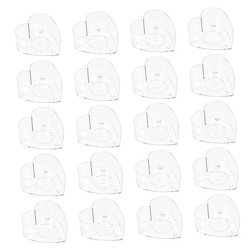 Housoutil 20 Stück Teiliges Diy Wachsmelt Formset Kunststoffkerzenbehälter für Kerzenherstellung für Projekte im Schlafzimmer Wohnzimmer und Büro Housoutil 20 Stück Teiliges Diy Wachsmelt Formset Kunststoffkerzenbehälter für Kerzenherstellung für Projekte im Schlafzimmer Wohnzimmer und Büro von Housoutil