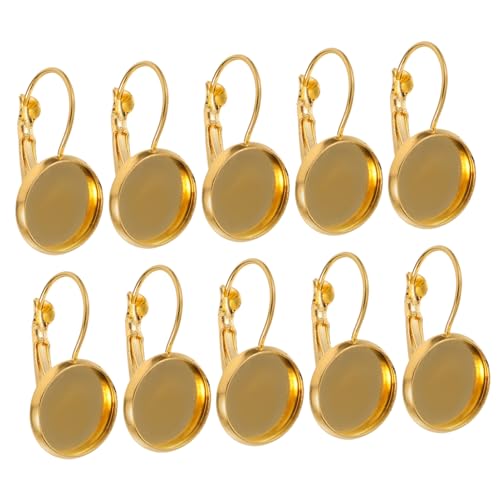 Housoutil 20 Stück Teiliges Ohrring Lünette Trays Goldfarben Edelstahl Ohrhänger Basis für DIY Schmuckherstellung und Ohrstecker Selber Machen Langlebig Elegant für Individuelle Ohrring Housoutil 20 Stück Teiliges Ohrring Lünette Trays Goldfarben Edelstahl Ohrhänger Basis für DIY Schmuckherstellung und Ohrstecker Selber Machen Langlebig Elegant für Individuelle Ohrring von Housoutil