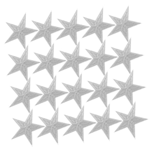 Housoutil 20 Stück Teiliges Silberne Stern Stickerei Aufnäher zum Aufbügeln und Annähen Bestickte Eisen Patches für Kleidung Hüte Jeansreparatur und Rucksackdekoration Housoutil 20 Stück Teiliges Silberne Stern Stickerei Aufnäher zum Aufbügeln und Annähen Bestickte Eisen Patches für Kleidung Hüte Jeansreparatur und Rucksackdekoration von Housoutil