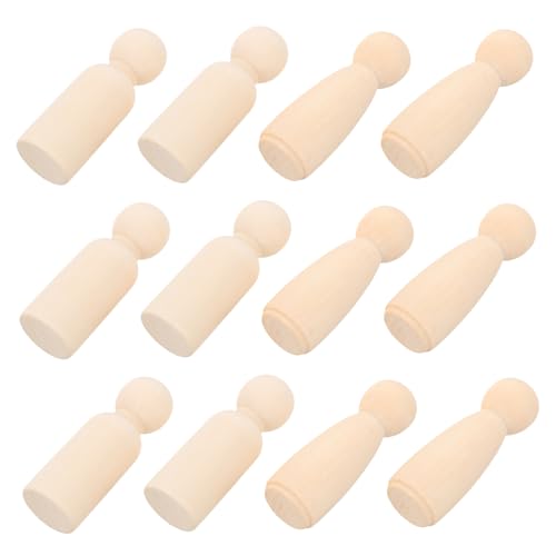Housoutil 20 Stück Teiliges Unbemalte Holzfiguren Peg Puppen Jungen und Mädchen Naturholz DIY Bastelset für Handpuppen und Dekoration Kreative Kunstprojekte Housoutil 20 Stück Teiliges Unbemalte Holzfiguren Peg Puppen Jungen und Mädchen Naturholz DIY Bastelset für Handpuppen und Dekoration Kreative Kunstprojekte von Housoutil