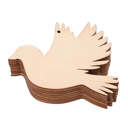 Housoutil 20 Stück Teiliges hängende Holzornamente mit Naturseil vogelförmige Holzanhänger für DIY Bastelprojekte als Hochzeit Geburtstags und Weihnachtsdeko Housoutil 20 Stück Teiliges hängende Holzornamente mit Naturseil vogelförmige Holzanhänger für DIY Bastelprojekte als Hochzeit Geburtstags und Weihnachtsdeko von Housoutil