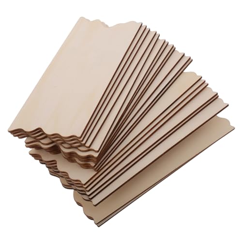 Housoutil 20 Stück Unbehandelte Holzplaketten Teiliges für DIY Projekte Vielseitige Holzschilder für Hochzeiten und Heimdekoration zum Basteln und Gestalten Housoutil 20 Stück Unbehandelte Holzplaketten Teiliges für DIY Projekte Vielseitige Holzschilder für Hochzeiten und Heimdekoration zum Basteln und Gestalten von Housoutil