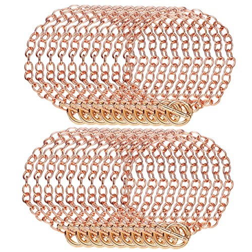 Housoutil 20 Stück Verschluss Armband Armbänder Schmuck Charm-armband Armbinde Schicke Armbandketten Süße Armbandanhänger Armband-charms Masse Armband-anhänger Legierung Rose Gold Housoutil 20 Stück Verschluss Armband Armbänder Schmuck Charm-armband Armbinde Schicke Armbandketten Süße Armbandanhänger Armband-charms Masse Armband-anhänger Legierung Rose Gold von Housoutil