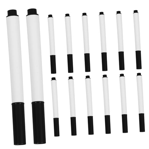 Housoutil 20 Stück Whiteboard Stifte Farbmarker Malstifte Flüssigkreide Wasserbasierte Marker Kreidetafel Marker Aquarell Marker Trocken Abwischbare Marker Schwarzer Kunststoff von Housoutil