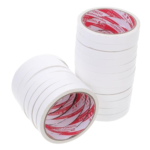Housoutil 20 Stück doppelseitiges Klebeband Heftband Doppelklebeband Sammelalbum liefert DIY -Klebeband Score Tape für Scrapbooking Zubehör basteln Doppelseitige Klebebandrolle Papier Weiß von Housoutil