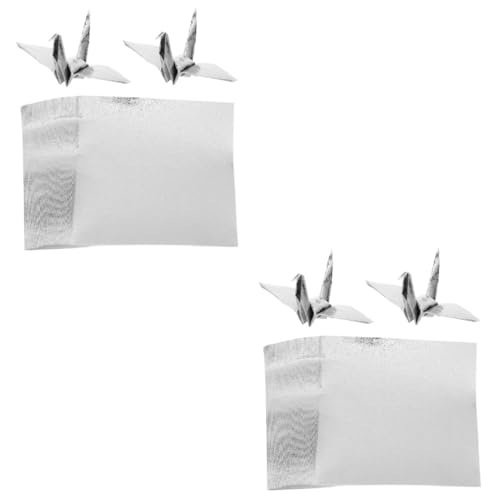 Housoutil 200 Blatt Quadratisches Origami Faltpapier Einseitig Schillernd Silber DIY Bastelpapier für Handwerk Langlebig und Vielseitig für Schule Party und Dekoration Housoutil 200 Blatt Quadratisches Origami Faltpapier Einseitig Schillernd Silber DIY Bastelpapier für Handwerk Langlebig und Vielseitig für Schule Party und Dekoration von Housoutil