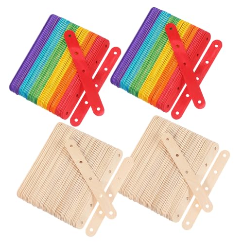 Housoutil 200 Stk. Teiliges Farbiger Eisstiele mit Löchern Vorgebohrt Mehrfarbiges Holz zum Basteln für Schulkunstprojekte DIY Handwerk Sichere Handhabung Vielseitig Einsetzbar Housoutil 200 Stk. Teiliges Farbiger Eisstiele mit Löchern Vorgebohrt Mehrfarbiges Holz zum Basteln für Schulkunstprojekte DIY Handwerk Sichere Handhabung Vielseitig Einsetzbar von Housoutil