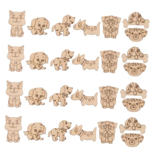 Housoutil 200 Stück DIY Holz Tierformen zum Bemalen Unbemalte Katzen Hundescheiben Stabile Holzanhänger für Bastelprojekte Heimdekoration Kunstunterricht und Partygestaltung Housoutil 200 Stück DIY Holz Tierformen zum Bemalen Unbemalte Katzen Hundescheiben Stabile Holzanhänger für Bastelprojekte Heimdekoration Kunstunterricht und Partygestaltung von Housoutil