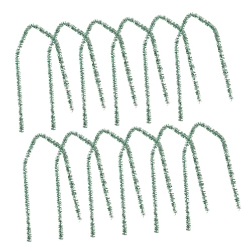 Housoutil 200 Stück Glitzer Drehstäbe Bastelglitzer Chenille Stiele Verschiedene Farben Chenille Stiele Chenille Stick Chenille Stiele Stäbe Weihnachtspfeifenreiniger Gedrehte von Housoutil
