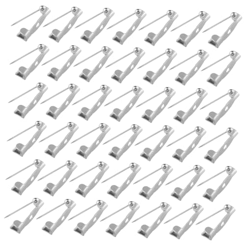 Housoutil 200 Stück Korsage Sicherheitsnadel Wäscheklammer Hochzeitsbrosche Bastelnadel Schal Sicherheitsnadeln Pins für Rucksäcke DIY -Stifte Schalstift Eisen Silver von Housoutil