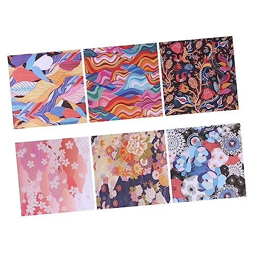 Housoutil 200 Stück Origami Faltpapier für Diy Bastelmaterialien für Projekte Doppelseitiges Design Bastelutensilien für Schule und Freizeit von Housoutil
