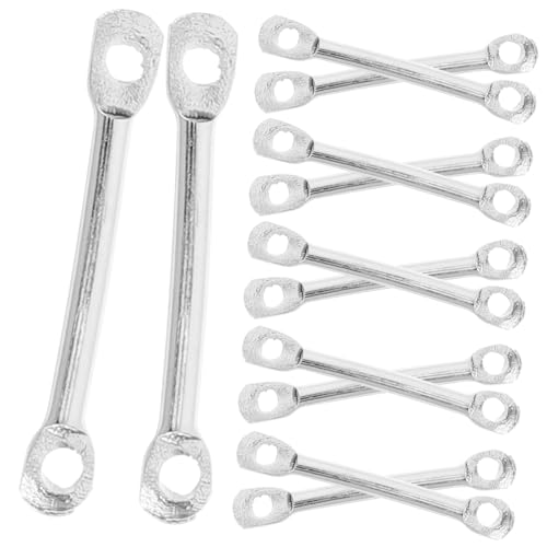 Housoutil 200 Stück Schmuckzubehör Ohrhaken Ohrring-bar-links Herstellung Ohrstecker Ohrring-anschlussleiste Ohrringanhänger Ohrring Zubehör Selber Machen Dekorativer Schmuck Silver von Housoutil