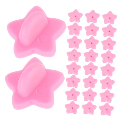 Housoutil 200 Stück Teiliges Sternförmige Rubber Pin Backs mit Verriegelung Pinke Schmetterlingskupplungen für Anstecknadeln zum Basteln von Abzeichen Broschen und Diy Schmuckzubehör Housoutil 200 Stück Teiliges Sternförmige Rubber Pin Backs mit Verriegelung Pinke Schmetterlingskupplungen für Anstecknadeln zum Basteln von Abzeichen Broschen und Diy Schmuckzubehör von Housoutil