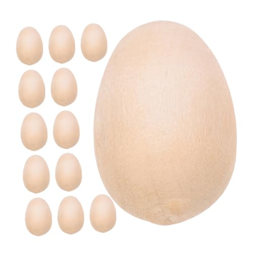 Housoutil 200 Stück nachgeahmte Eier Simulation Mini groß Dekorativ gefüllt plastik ei kunststoffeier osterpresente ostern Eierdekorationen für den Desktop künstliche eier aus holz von Housoutil