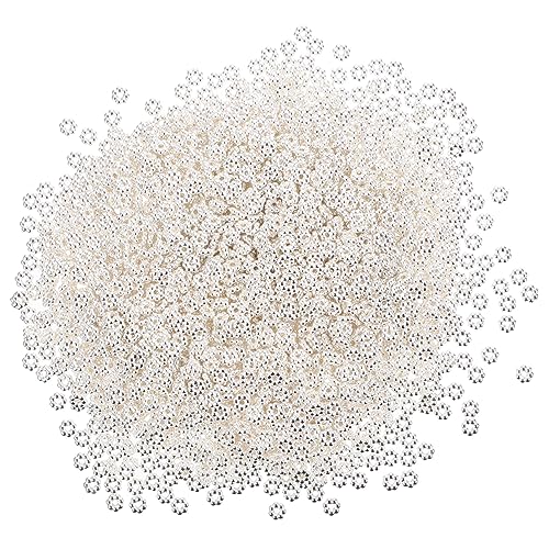 Housoutil 2000 Stück Blumenperlen aus Kunststoff Halskette für geformt klein kunststoffperlen geschenkeidee die vorhänge rucksäcke dekorative Perlen Blütenförmige Perlen Plastik Silver Housoutil 2000 Stück Blumenperlen aus Kunststoff Halskette für geformt klein kunststoffperlen geschenkeidee die vorhänge rucksäcke dekorative Perlen Blütenförmige Perlen Plastik Silver von Housoutil