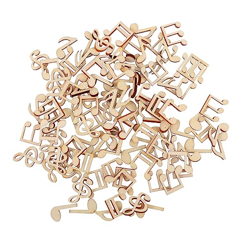 Housoutil 200Stücke DIY Notenform Holzchips Handgemachte Holzstücke Für Bastelprojekte Für Musikfestivals Hochzeiten Und Housoutil 200Stücke DIY Notenform Holzchips Handgemachte Holzstücke Für Bastelprojekte Für Musikfestivals Hochzeiten Und von Housoutil