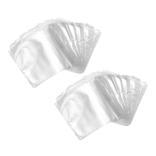 Housoutil 200Stücke Transparente Wärmeschrumpf Taschen Wasserdichte Verpackungsfolien für Zuhause und Büro für DIY Projekte Schutz von Gegenständen von Housoutil