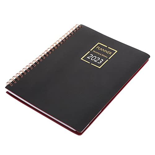 Housoutil 2023 Agenda-Buch Zu Spiral- Planer spiralblock Kleines Notizbuch bürogadges die doppelhelix organizer noteboon Notizblock für den täglichen Gebrauch Schülernotizbuch Papier Black Housoutil 2023 Agenda-Buch Zu Spiral- Planer spiralblock Kleines Notizbuch bürogadges die doppelhelix organizer noteboon Notizblock für den täglichen Gebrauch Schülernotizbuch Papier Black von Housoutil