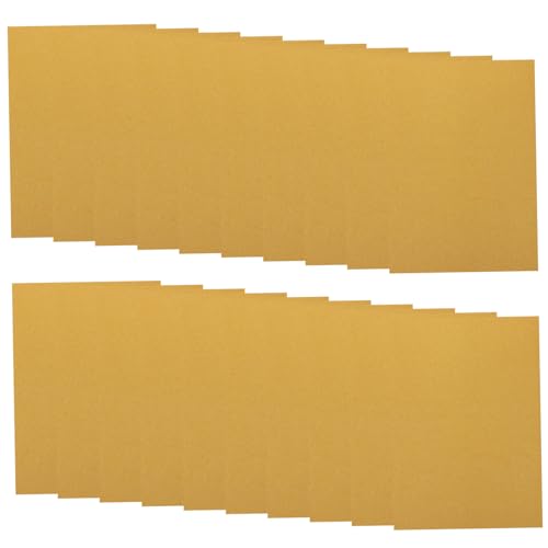 Housoutil 20Blätter Glitzerndes Kartonpapier Glitzerndes Bastelpapier Mehrzweck Glitzerkarton für DIY Einladungskarten und Scrapbooking M² für Projekte von Housoutil