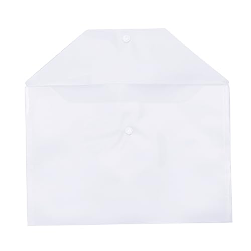 Housoutil 20Stücke Dokumentenordner Transparente Sichttaschen Mit Druckknopf Wasserabweisend Und Reißfest Für Büro Und Organisation Von Wichtigen Unterlagen Housoutil 20Stücke Dokumentenordner Transparente Sichttaschen Mit Druckknopf Wasserabweisend Und Reißfest Für Büro Und Organisation Von Wichtigen Unterlagen von Housoutil