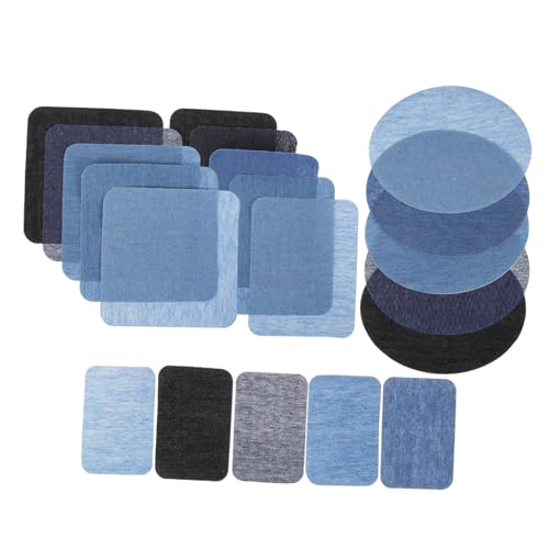 Housoutil 20Stücke Jeansflicken Handgefertigte Denim Patches Zum Aufnähen Für Kleidung Vielseitig Einsetzbar Waschbar Und Langlebig Für Schnelle Reparaturen Und DIY Mode Housoutil 20Stücke Jeansflicken Handgefertigte Denim Patches Zum Aufnähen Für Kleidung Vielseitig Einsetzbar Waschbar Und Langlebig Für Schnelle Reparaturen Und DIY Mode von Housoutil