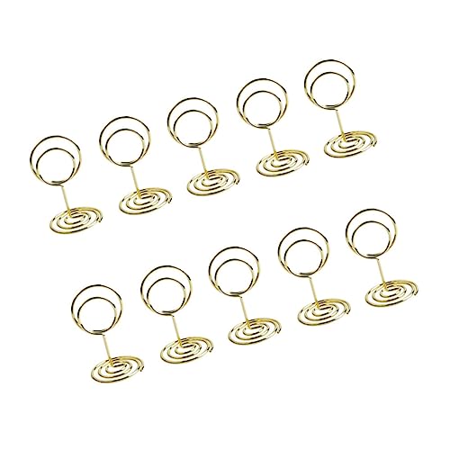 Housoutil 20Stücke Metall Tischnummernhalter Mit Stabilem Sockel Für Hochzeiten Geburtstagsfeiern Und Veranstaltungen Elegante Für Tischdekoration von Housoutil